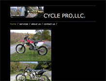 Tablet Screenshot of cycleproracing.net